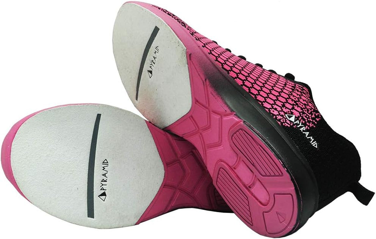 Women's Path Lite Seamless Mesh Bowling Shoes - Lightweight Design, Athletic Fit, Breathable Knit Upper, Universal Slide Soles