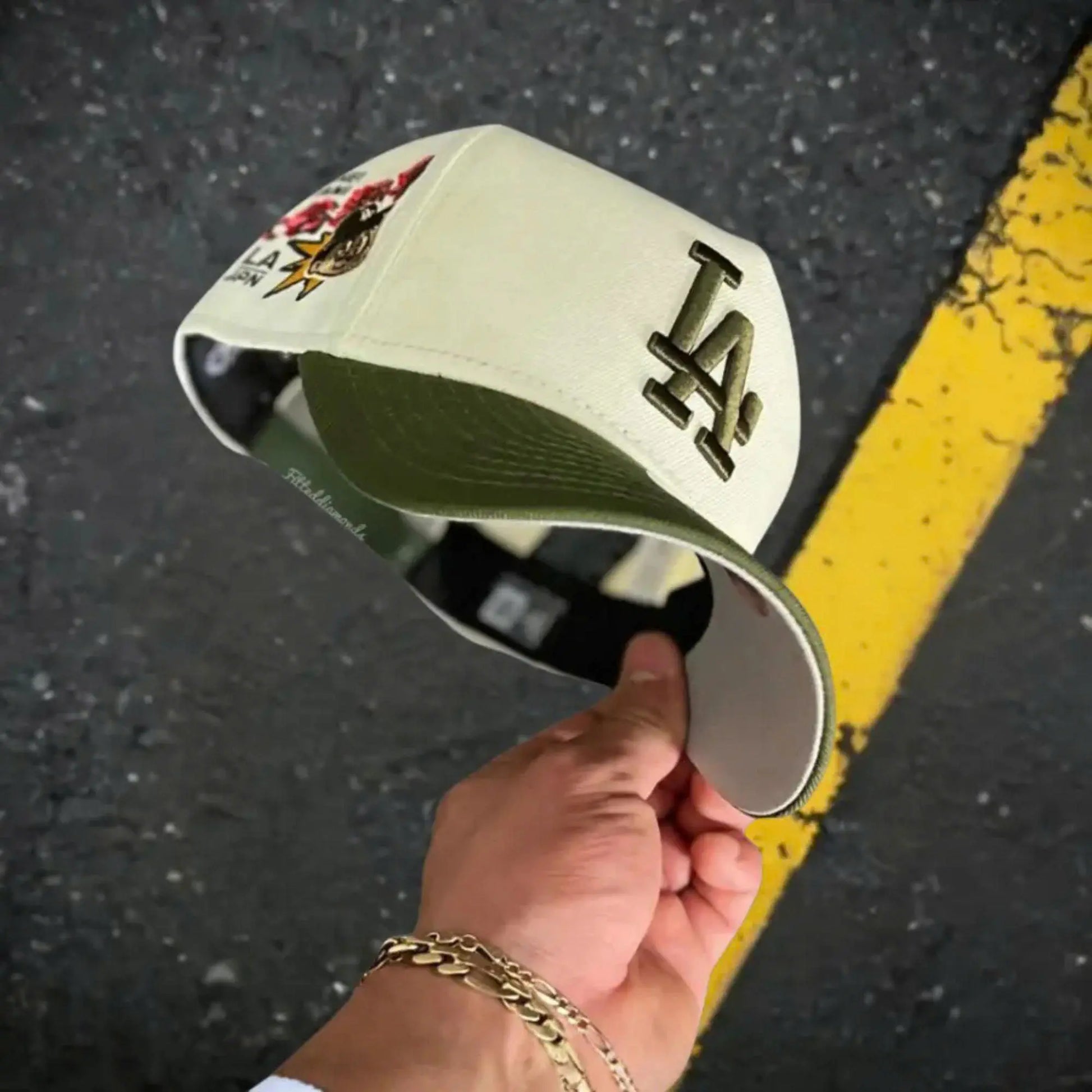 Premium MLB Baseball Fitted Caps - New York & Los Angeles, Flat Peak Design, Vibrant Colors for Streetwear and Sports Enthusiasts