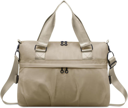 Women's Waterproof Sports Duffle Bag - Versatile Travel Gym Bag with Multiple Pockets for Fitness, Yoga, and Business Trips
