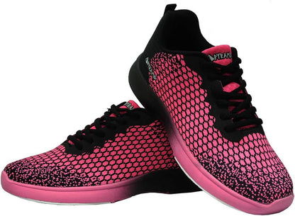 Women's Path Lite Seamless Mesh Bowling Shoes - Lightweight Design, Athletic Fit, Breathable Knit Upper, Universal Slide Soles
