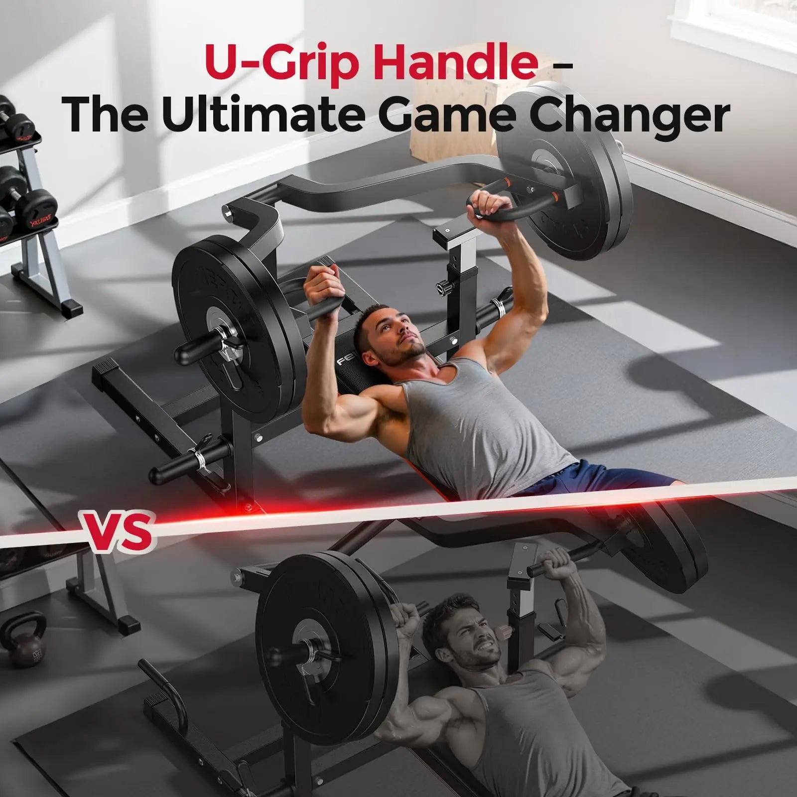 FED FITNESS SO2 Heavy-Duty Chest Press Machine with 4-Level Adjustable Independent Converging Arms and Innovative Adjustable Bench Design for Strength Training