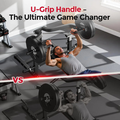 FED FITNESS SO2 Heavy-Duty Chest Press Machine with 4-Level Adjustable Independent Converging Arms and Innovative Adjustable Bench Design for Strength Training