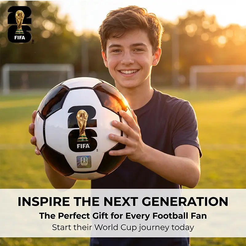 2026 FIFA World Cup Official Licensed Size 5 Soccer Ball - Premium Match-Weight PU Football, All-Weather Durability, Low Bounce, Superior Air Retention, Ideal for Youth and Adults, Commemorative Collectible