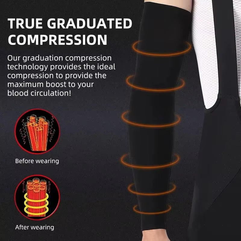 Ice Silk Sports Arm Sleeves for UV Protection in Outdoor Activities and Fitness