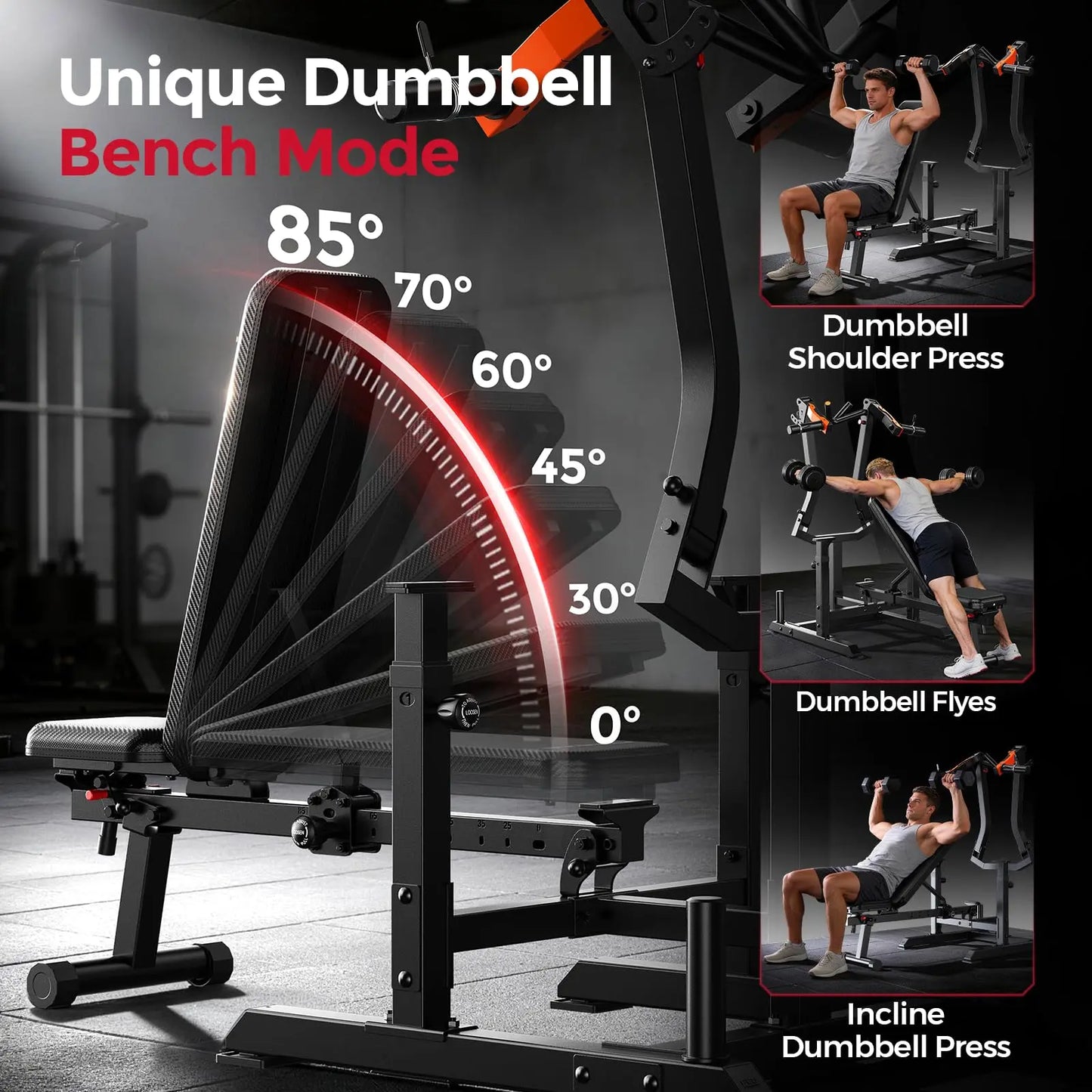 FED FITNESS SO2 Heavy-Duty Chest Press Machine with 4-Level Adjustable Independent Converging Arms and Innovative Adjustable Bench Design for Strength Training