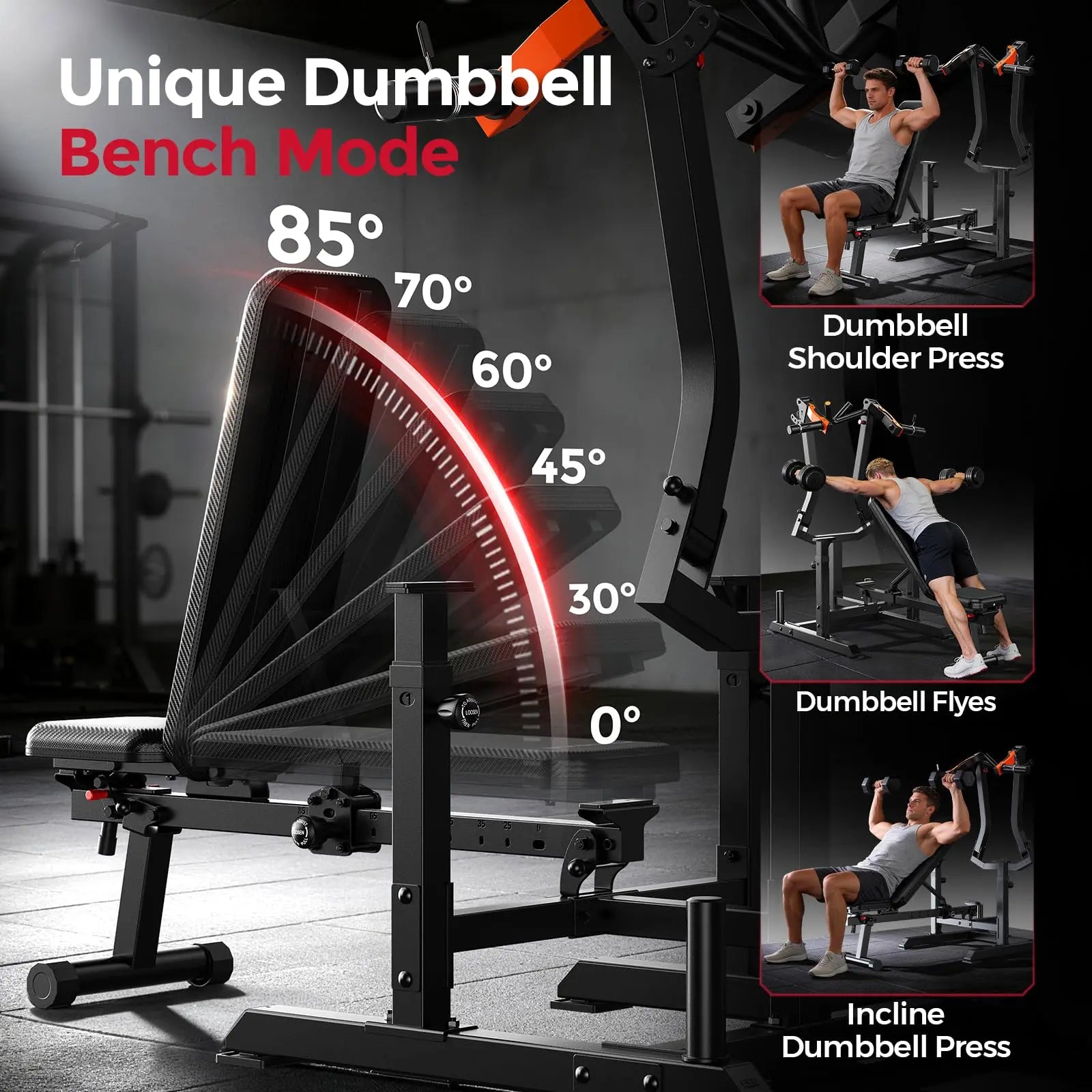 FED FITNESS SO2 Heavy-Duty Chest Press Machine with 4-Level Adjustable Independent Converging Arms and Innovative Adjustable Bench Design for Strength Training